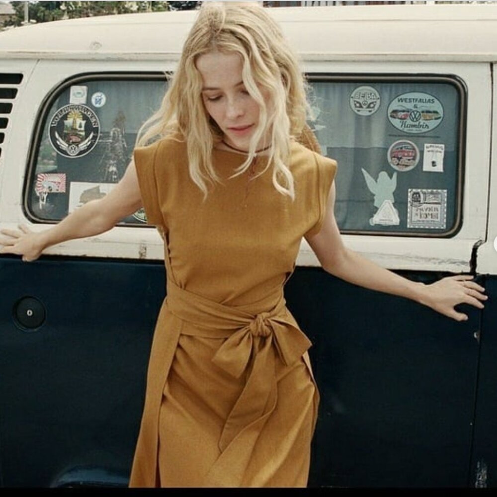 Doen Ash Dress Golden Hour NWT Size L